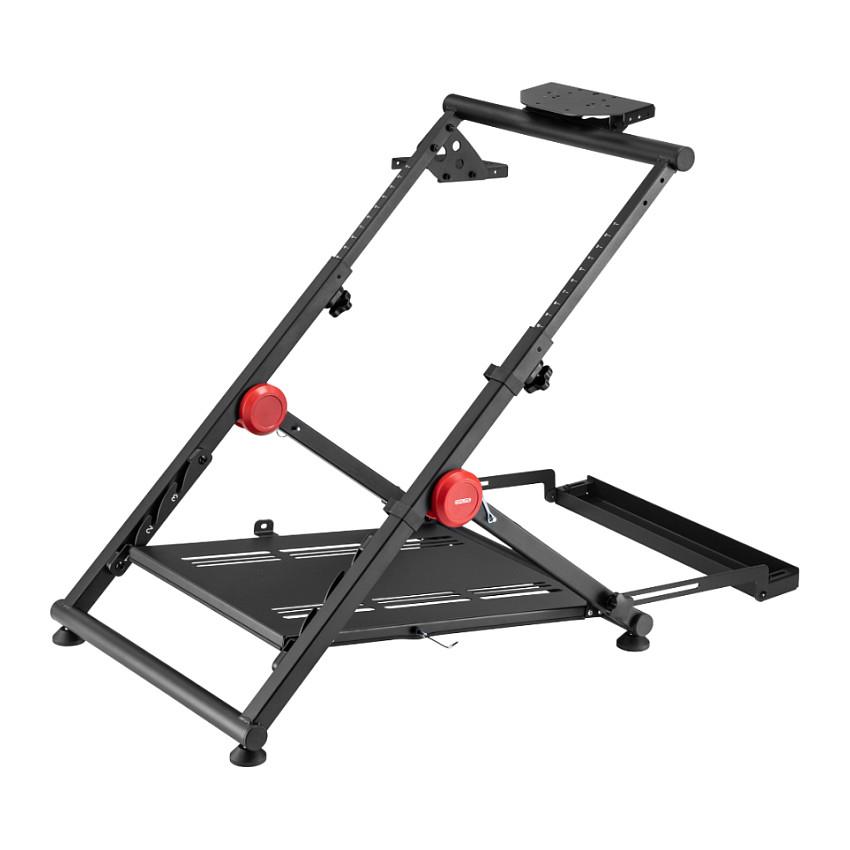 Mbështetje për Timon & Pedale OPLITE Wheel Stand GT PRO V2 / OP-WS-GTP / E palosshme / 30 kg / Çelik / -15°/0°/+15° – Zezë - 2