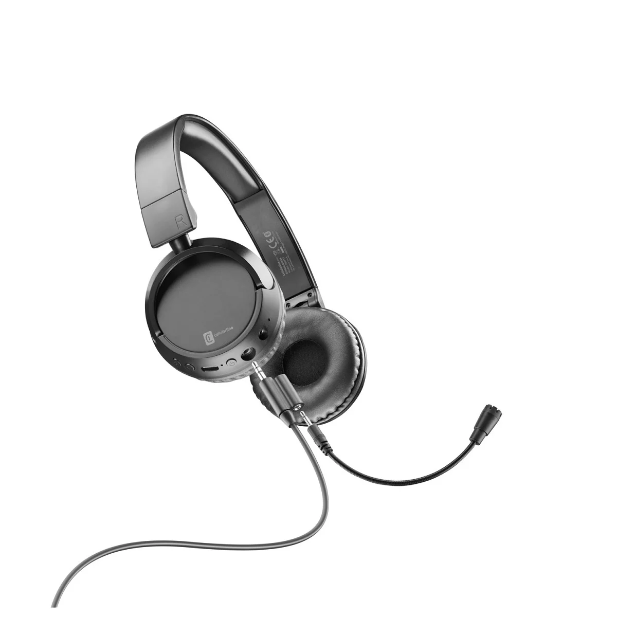 Kufje pa kabllo Cellularline TASK / Bluetooth / On-Ear / Mikrofon / 3.5mm AUX / 85dB - Zezë