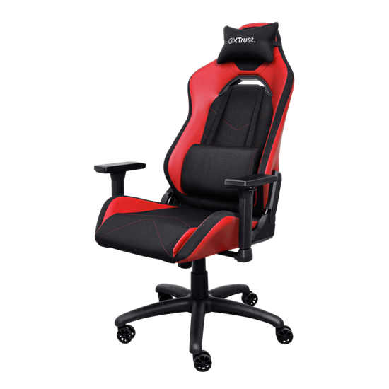 Karrige Gaming Trust GXT 714R Ruya / Tilt-Lock / 155-195cm / 3D Armrests / 150kg – Kuqe/Zezë - 3