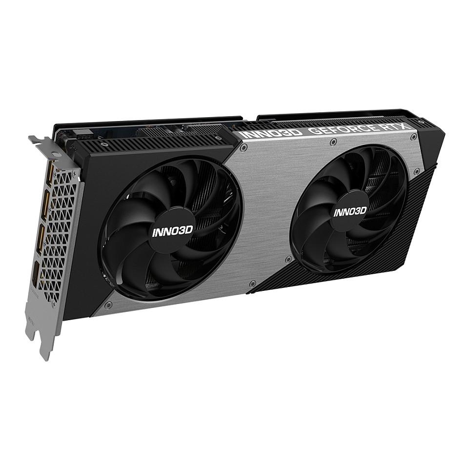 Kartelë Grafike NVIDIA INNO3D GeForce RTX 5060 Ti TWIN X2, 16GB GDDR7, 128-bit, PCIe 5.0 x8, 3xDP 2.1b, HDMI 2.1b - Zezë/Argjend - 3