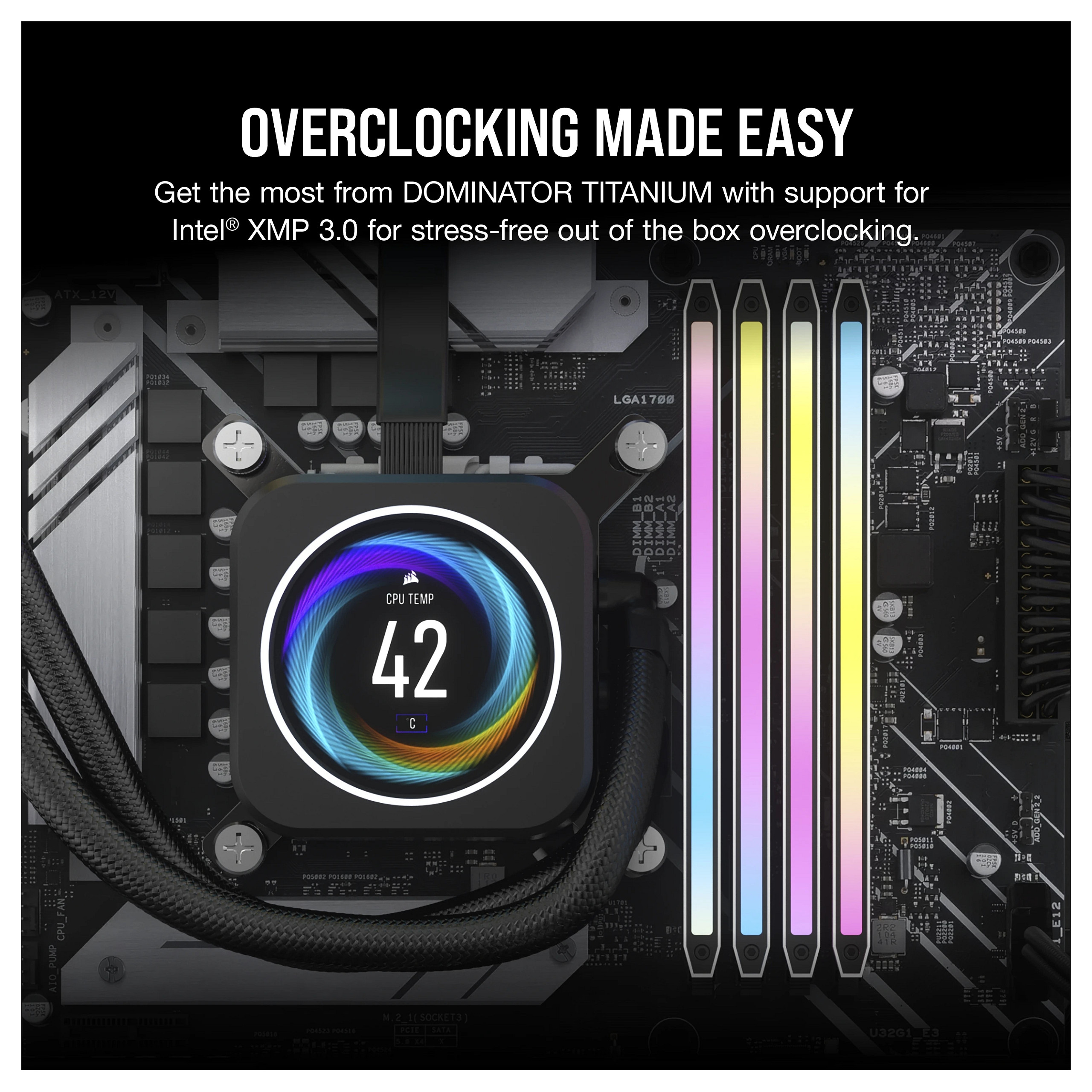 RAM Memorie DDR5 Corsair Dominator Titanium / 32GB (2x16GB) / DIMM / 6000MHz / CL30 - 17