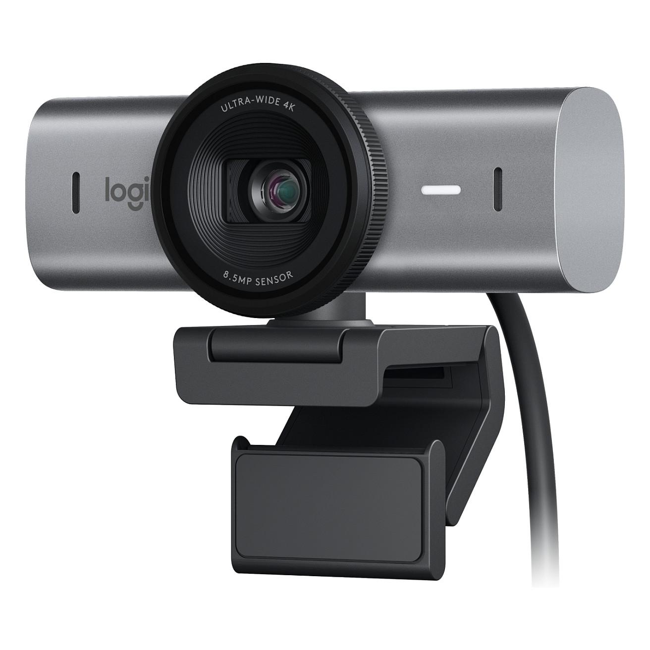Webcam Logitech MX Brio / 4K UHD / 8.5MP / Autofokus / 90° / Zoom Digjital 4× / 2 Mikrofona / USB-C - Gri - 5