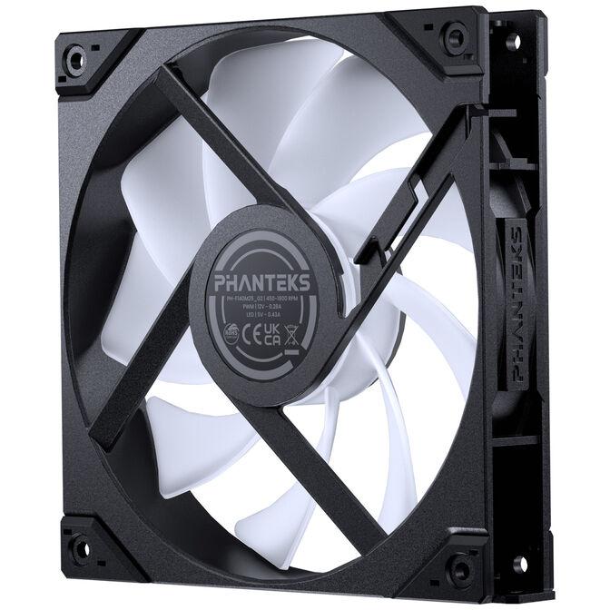 Ftohës për Kasë Phanteks M25G2-140 / 140mm / 1800 RPM / PWM / D-RGB – Zezë - 4