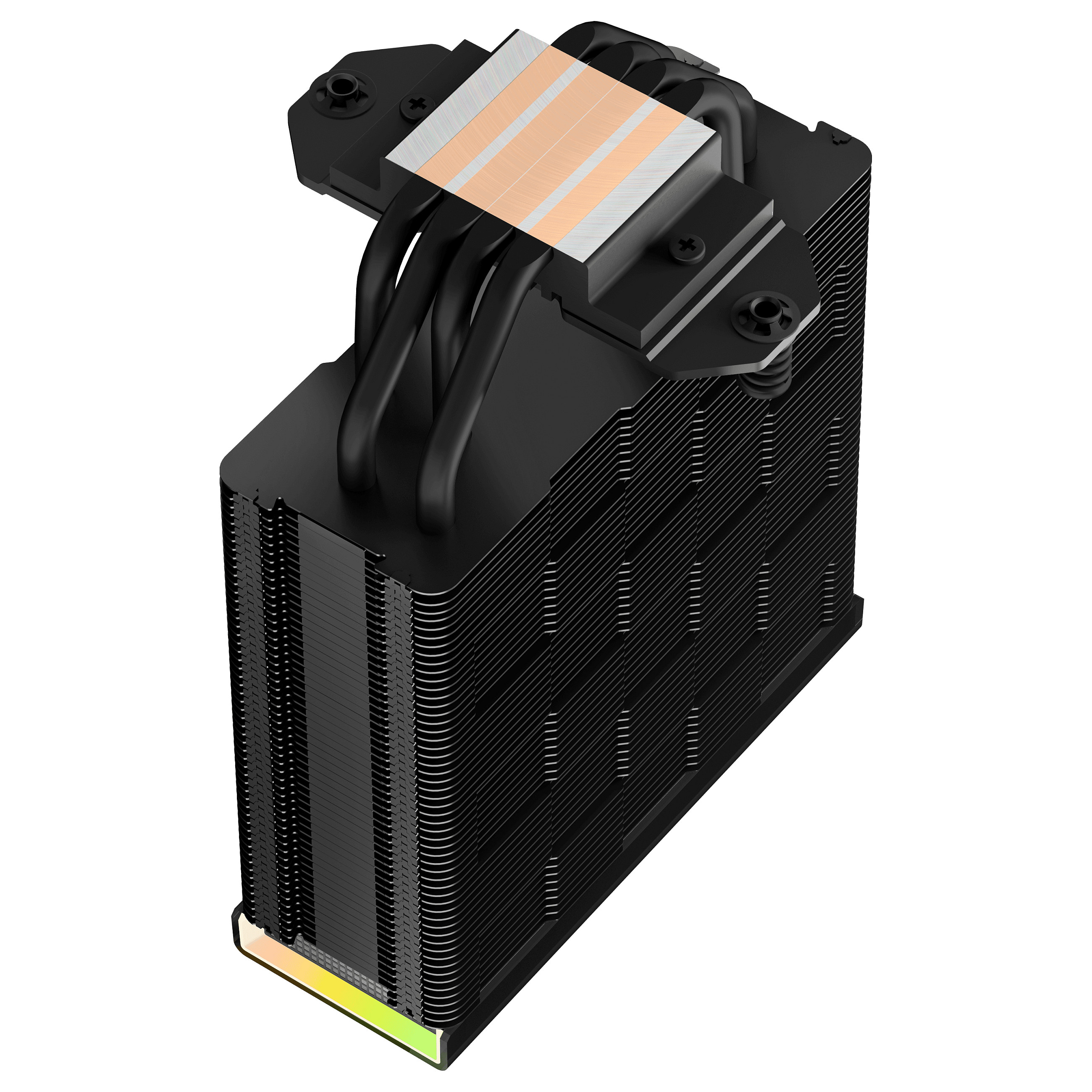 Ftohës për procesor DeepCool AK400 Digital / 120mm / ARGB / LCD - Zezë - 5