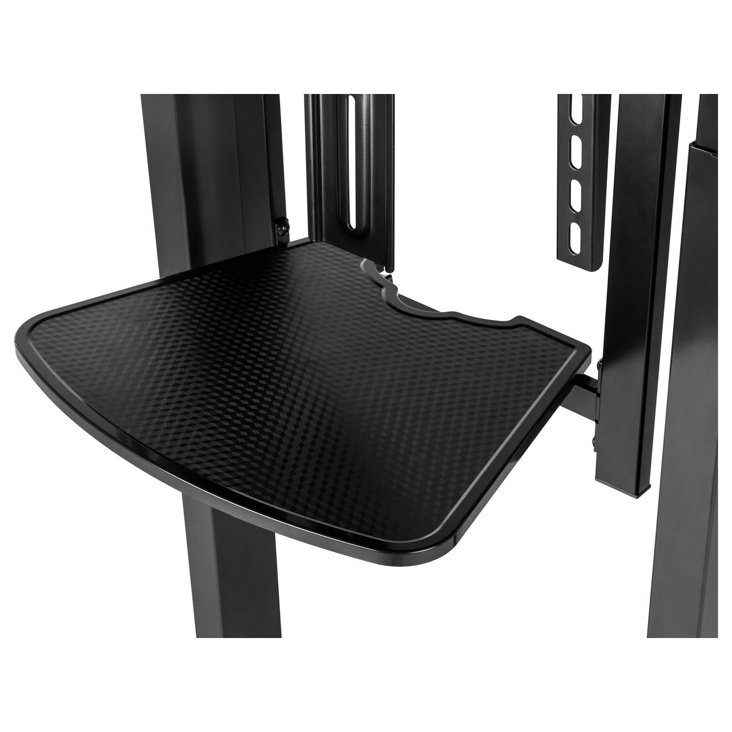 Mbajtëse për TV Equip 650633 , 55–100" , deri 120kg , stativ mobil , me rrota , lartësi e rregullueshme , motorike , VESA 200x200–800x600 - Zezë - 5