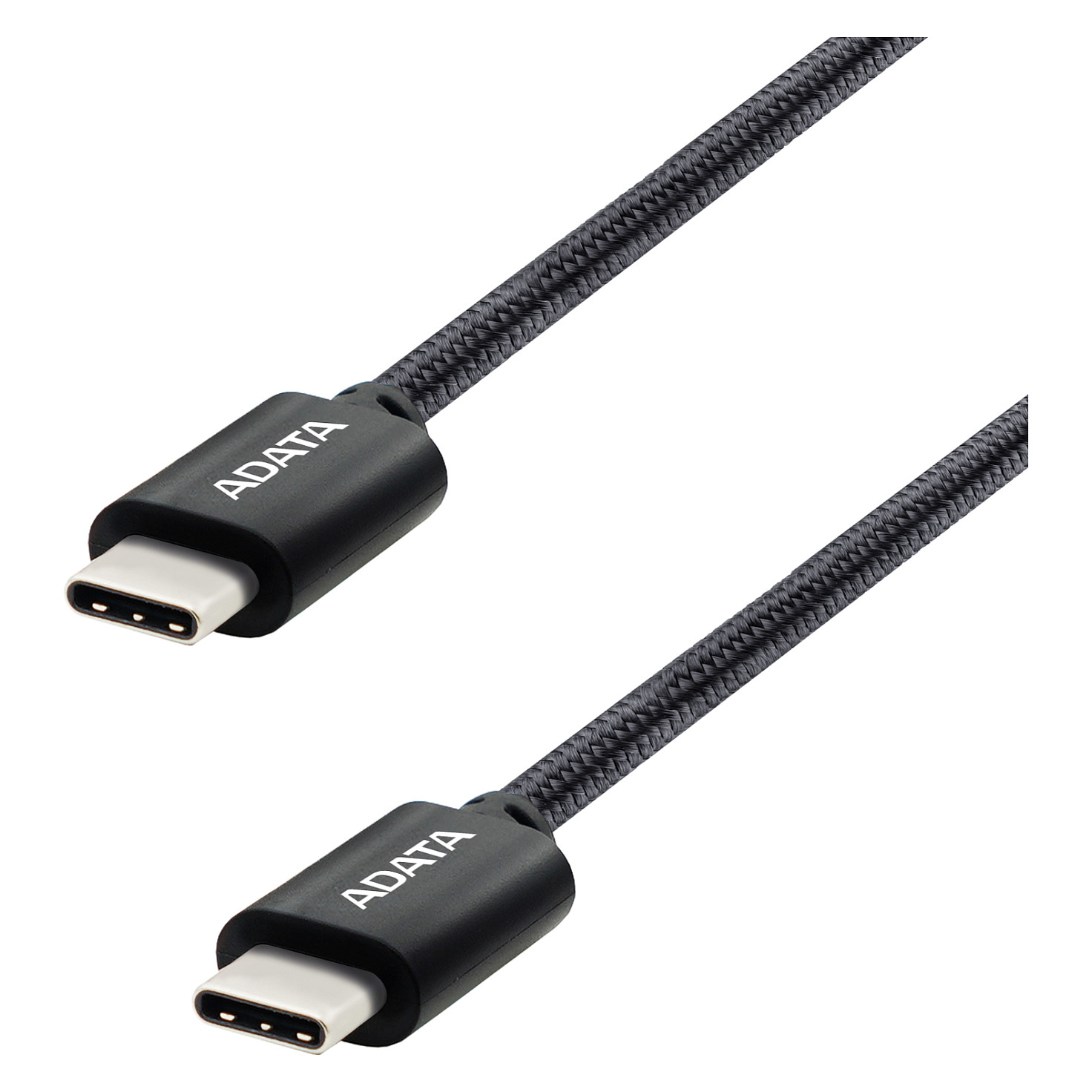 Kabllo USB ADATA CACC-200PN-BK / USB-C në USB-C / USB 2.0 / 100W / 5A / 2m - Zezë - 2