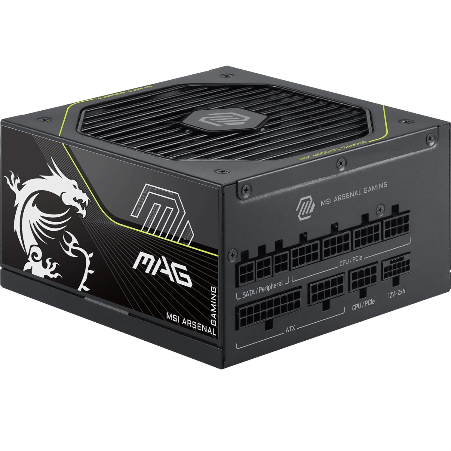 Furnizues Energjie MSI MAG A1200PLS PCIE5 / 1200W / 80 PLUS Platinum / ATX 3.1 / PCIe 5.1 / Fully Modular - Zezë