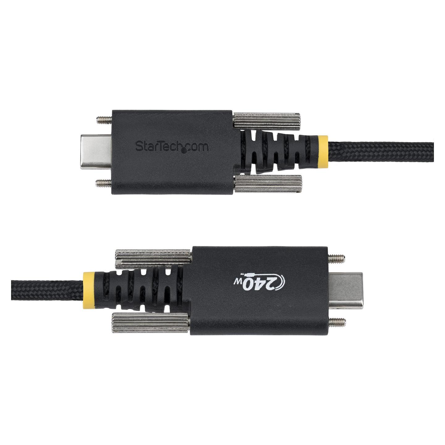 Kabllo USB StarTech.com S2CEPR2M-USBSL-CABLE / USB-C në USB-C / USB 2.0 / 240W / 2m - Zezë - 4