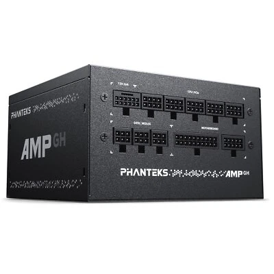 Furnizues Energjie Phanteks AMP GH / 750W / ATX 3.1 / 80 PLUS Gold / PCIe 5.1 / Plotësisht Modular - Zezë - 2
