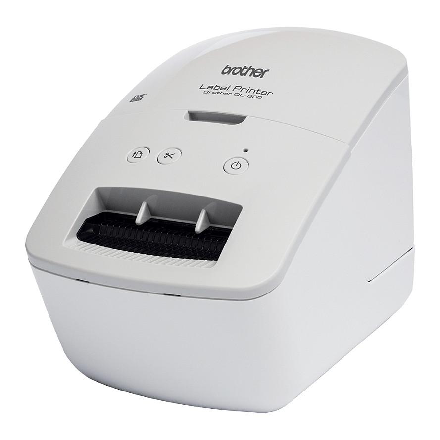 Printer Label Brother QL-600G, Direct Thermal, 300x300DPI, 71mm/s, USB - Hiri/Bardhë - 6