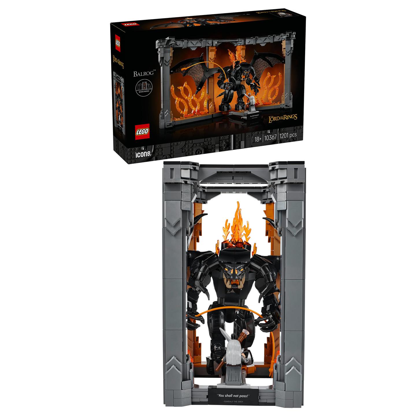 LEGO Icons The Lord of the Rings: Gandalf vs. Balrog 10367 - 12