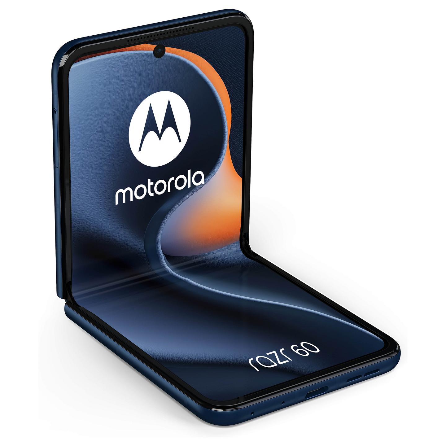 Telefon Android Motorola razr 60 5G / Dimensity 7400X / 8GB / 256GB / 6.9" pOLED / 120Hz / 50MP – Blu e errët - 8