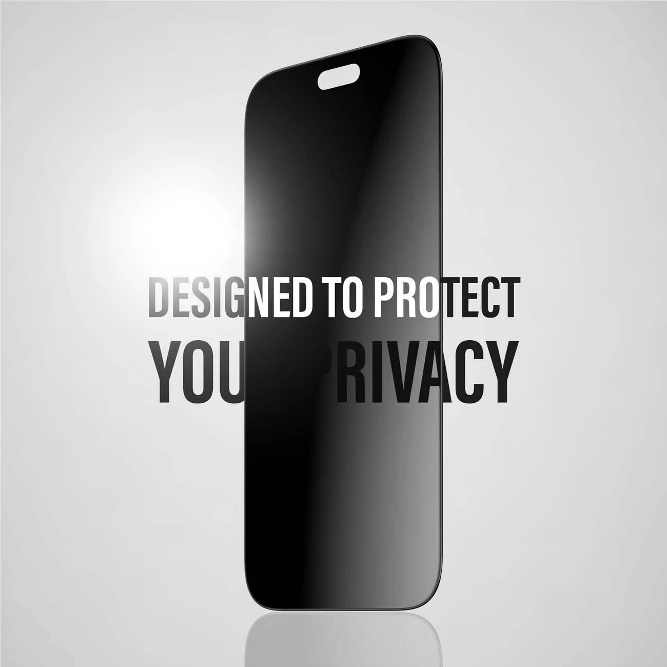 Mbrojtës Ekrani PanzerGlass 2-Way Privacy / iPhone 17 Pro Max, 18 Pro Max / Xham i Temperuar / Privacy 2-Kahësh / Ultra-Wide FastFit - Transparente - 3