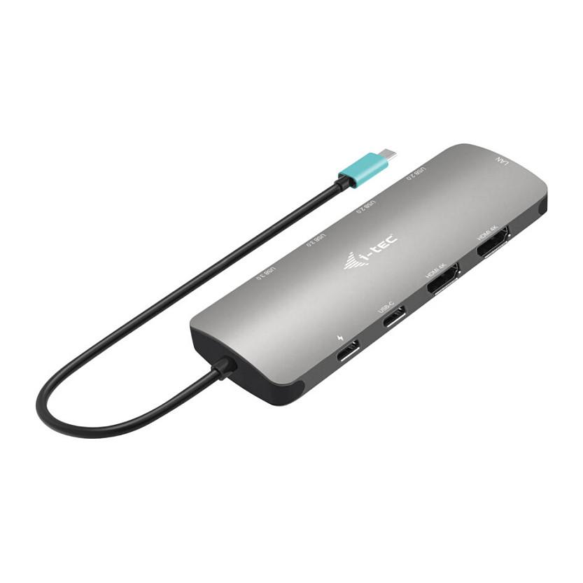 Docking Station i-tec C31NANOHDM2D100, USB-C, 2x HDMI, PD 100W, USB, Gigabit LAN - Hiri - 4