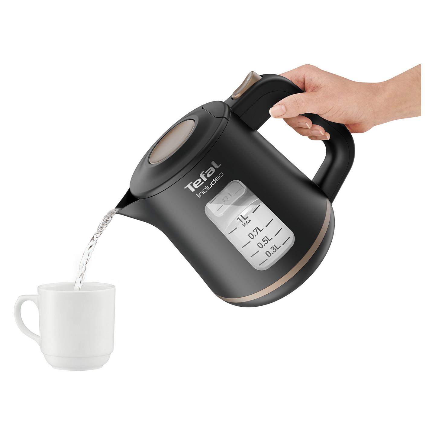 Çajnik Elektrik Tefal Includeo KI5338, 1L, 2400W, 360° – Zezë - 12