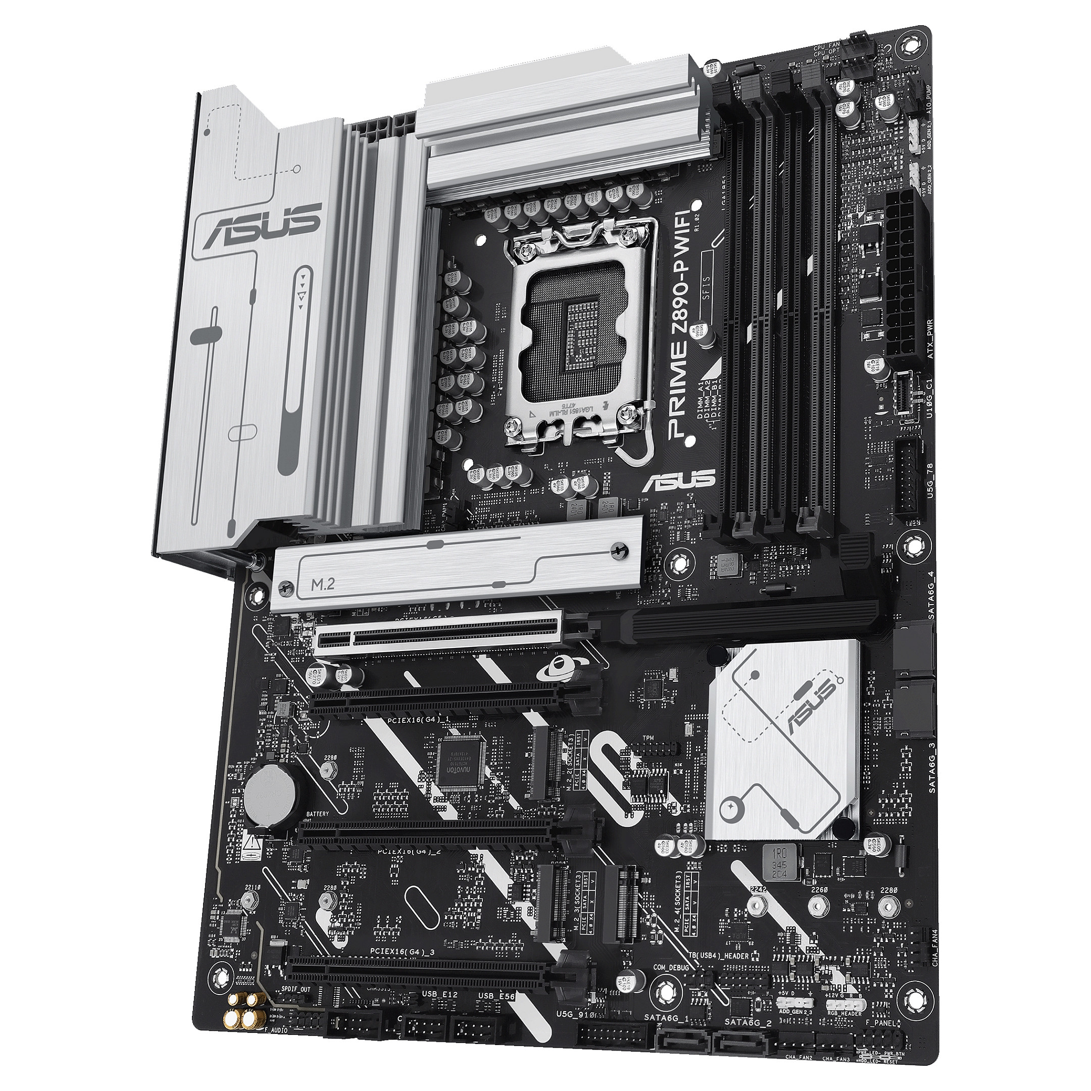Pllakë Amë ASUS PRIME Z890-P WIFI / Intel LGA1851 / Z890 / DDR5 / ATX / Wi-Fi 7 / 2.5GbE LAN - 6
