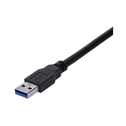 Kabllo USB StarTech.com USB3SEXT1MBK, USB 3.0, USB-A Mashkull në USB-A Femër, 5Gbps, 1m - Zezë - 2