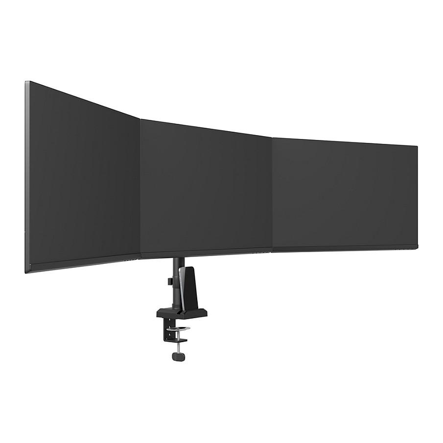 Mbajtëse për Monitor Neomounts DS60-600BL3 / 3 Monitorë / 10–27" / deri 6kg për Monitor / VESA 75x75 & 100x100 / Full Motion - Zezë - 11