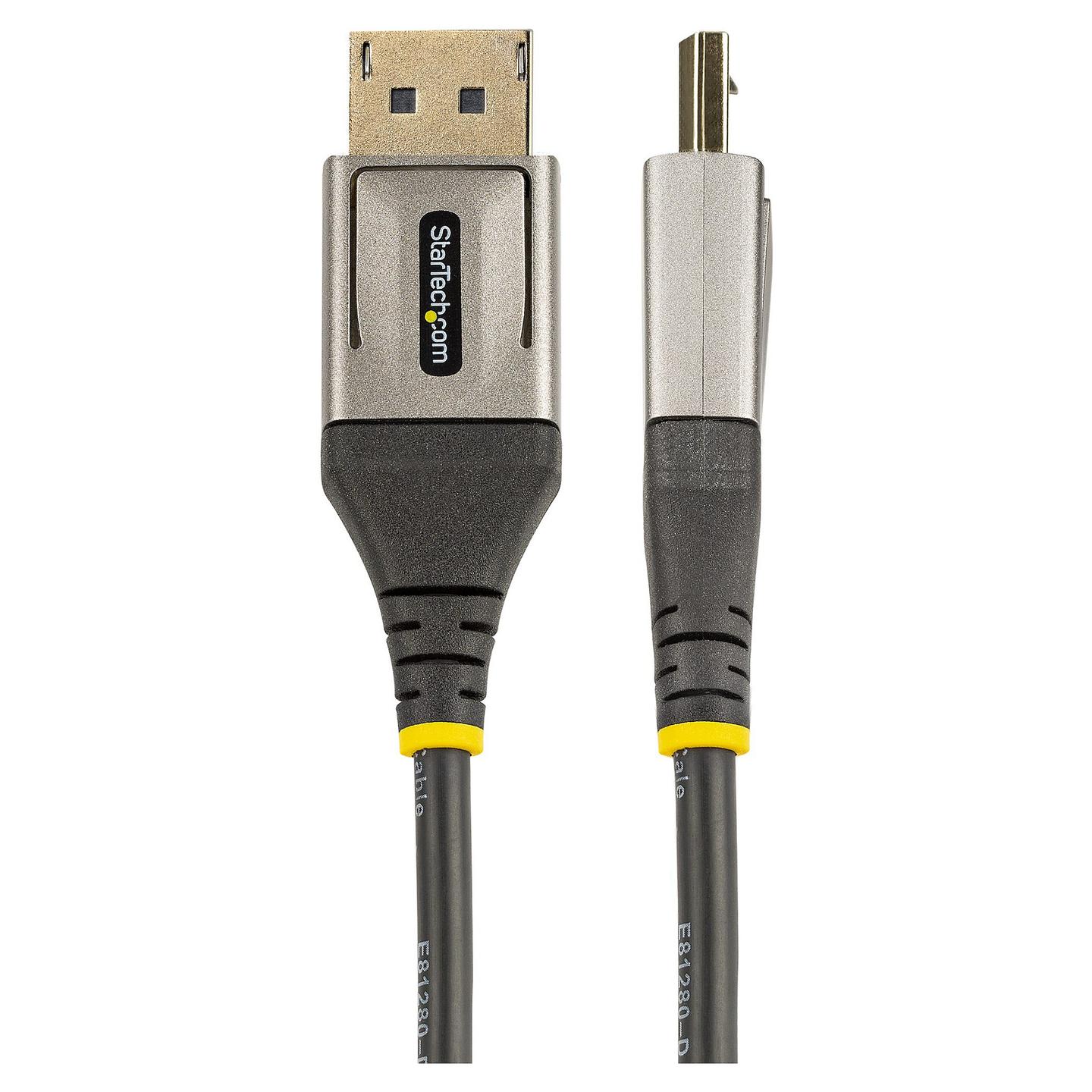Kabllo DisplayPort StarTech.com DP14VMM1F / DisplayPort në DisplayPort / 0.3m / DisplayPort 1.4 / 8K 60Hz / 4K 120Hz - Zezë/Hiri - 3