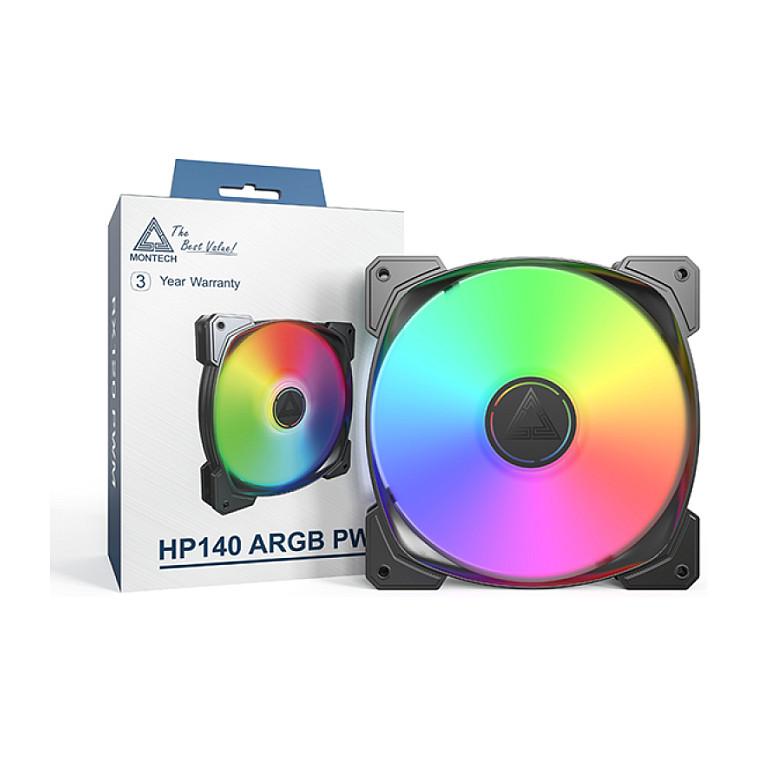 Ftohës për Kasë Montech HP140 / ARGB / 140mm / 1600 RPM / PWM – Zezë - 3