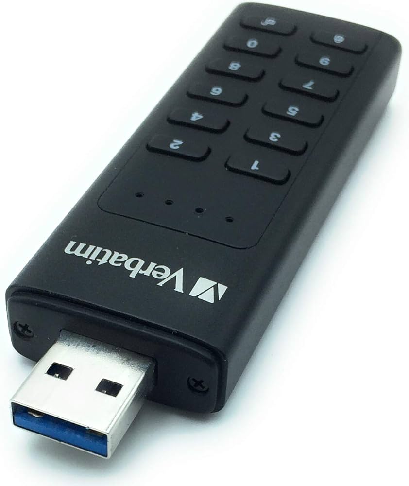 USB Flash Drive Verbatim Keypad Secure / 32GB / USB 3.2 Gen1 Type-A / AES 256-bit - Zezë - 3