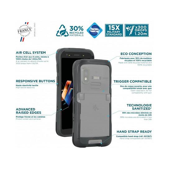 Case për Telefon MOBILIS PROTECH 065039, për Zebra TC501, Compatible Trigger, Softbag - Zezë - 3