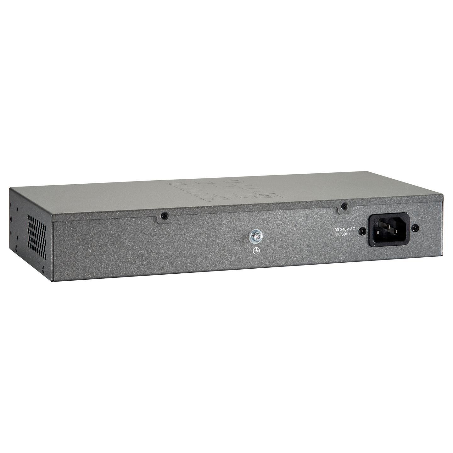 Switch LevelOne GEU-1621, 16× Gigabit Ethernet RJ45, Unmanaged, 32Gbps, Rackmount – Hiri - 2