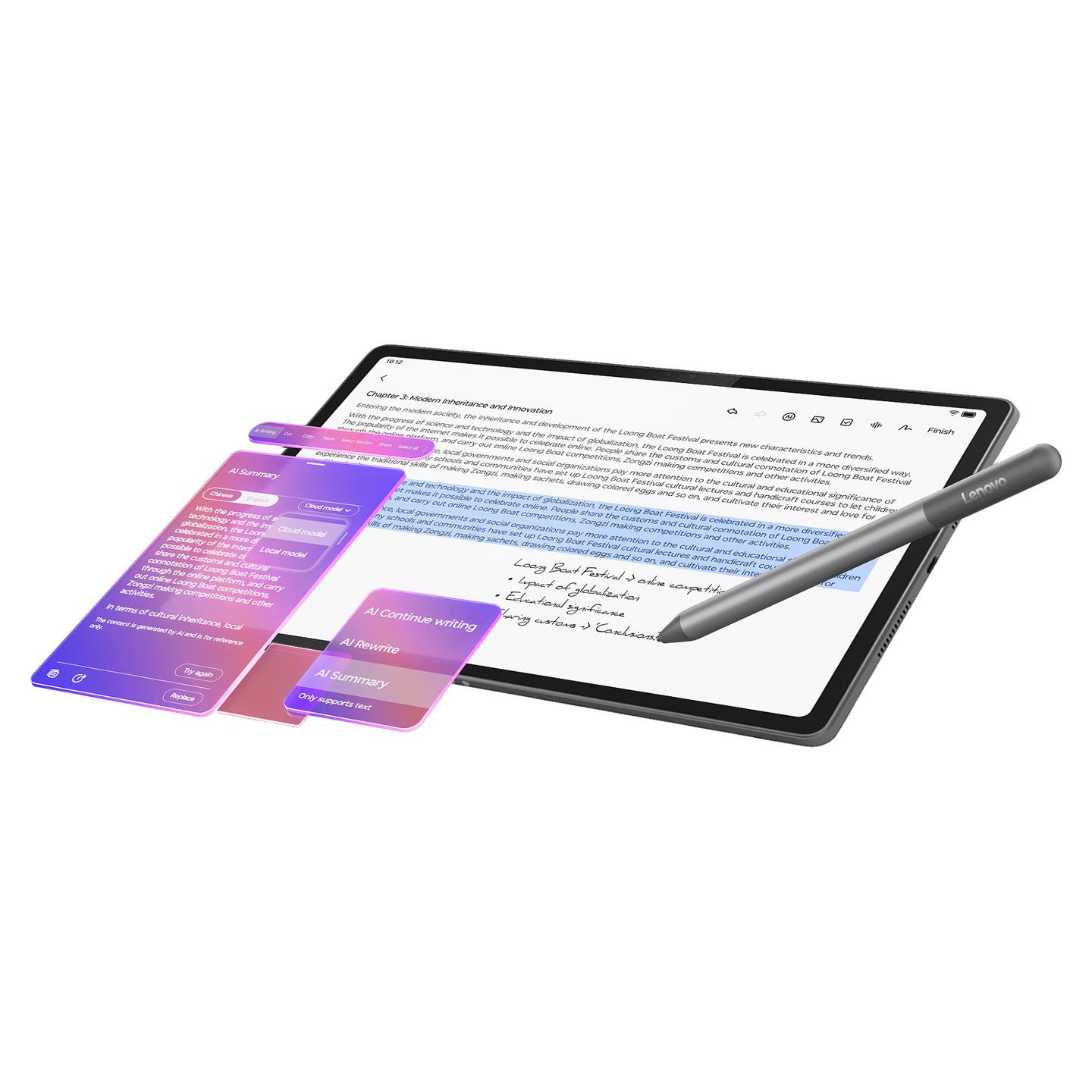 Tablet Lenovo Idea Tab Plus / 12.1" / 8GB / 256GB / Wi-Fi - Gri - 9