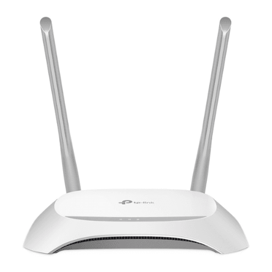 TP-Link TL-WR840N Wireless N Router – 300Mbps, 2.4GHz, 2x Antena, 1x WAN + 4x LAN 10/100Mbps, i bardhë
