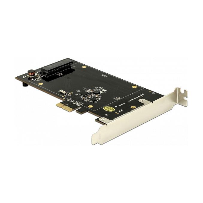 Kartë Zgjerimi Delock 90349, PCI Express 2.0 x1, 2x SATA 22-Pin, deri në 6Gbps, ASMedia ASM1061, për HDD/SSD 2.5" - 4
