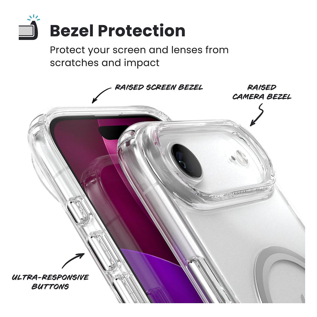 Case për Telefon Speck Presidio Perfect Clear MagSafe, iPhone Air, MagSafe, Mbrojtje deri 4m - Transparent/Argjendtë - 5