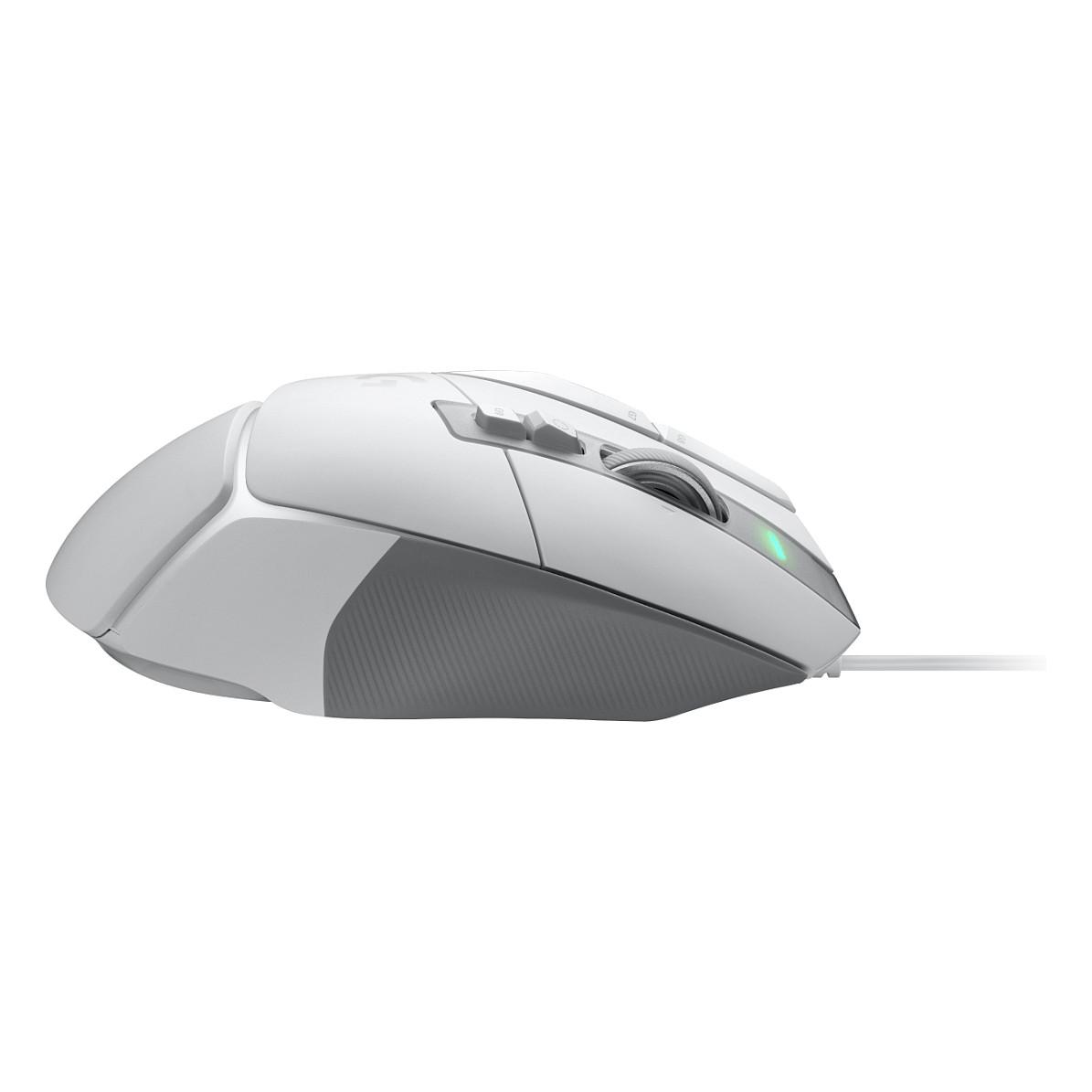 Maus Gaming Logitech G502 X, HERO 25K, 100–25600 DPI, 13 Butona të Programueshëm, USB-A, 89 g – Bardhë - 3