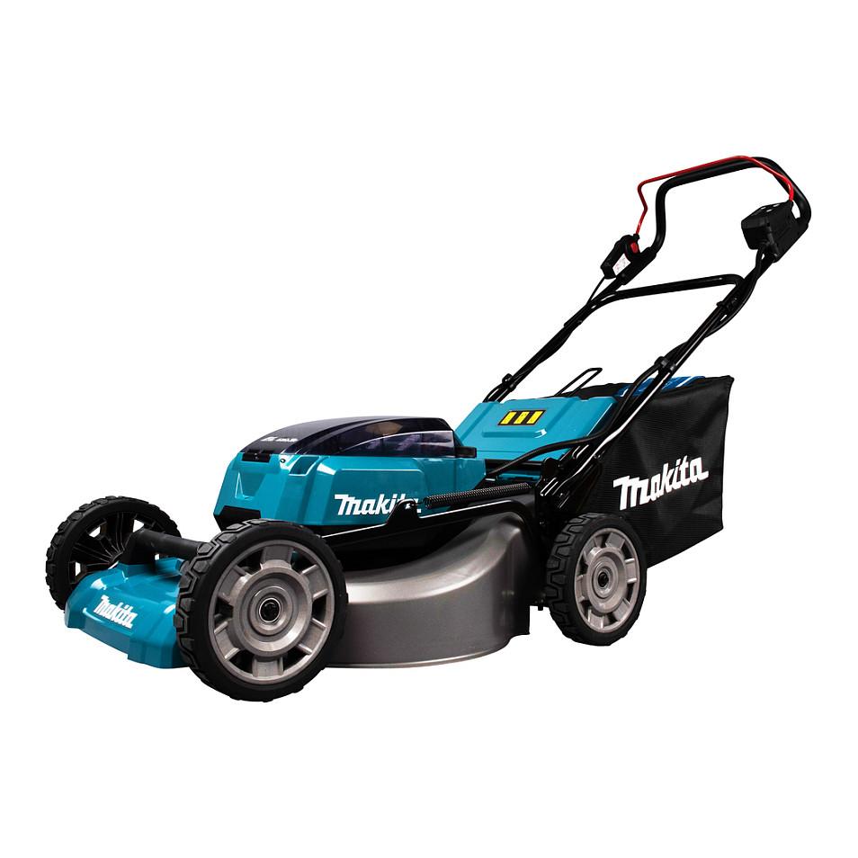Kositëse Bari me Bateri Makita DLM530Z, 2x18V, 53cm, 20–100mm, 70L, Brushless - Blu/Zezë - 10