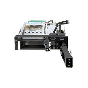 Aksesor për Disqe DeLOCK 47209 / 5.25" / 2.5"+3.5" SATA HDD / 2x USB 3.0 - Zezë - 5