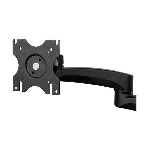 Mbajtëse për Monitor StarTech.com ARMDUAL / 2 Monitorë / 12"-24" / 13.6kg për Monitor / Full Motion / Clamp-Grommet / Tilt ±90° / Swivel ±90° - Zezë - 2