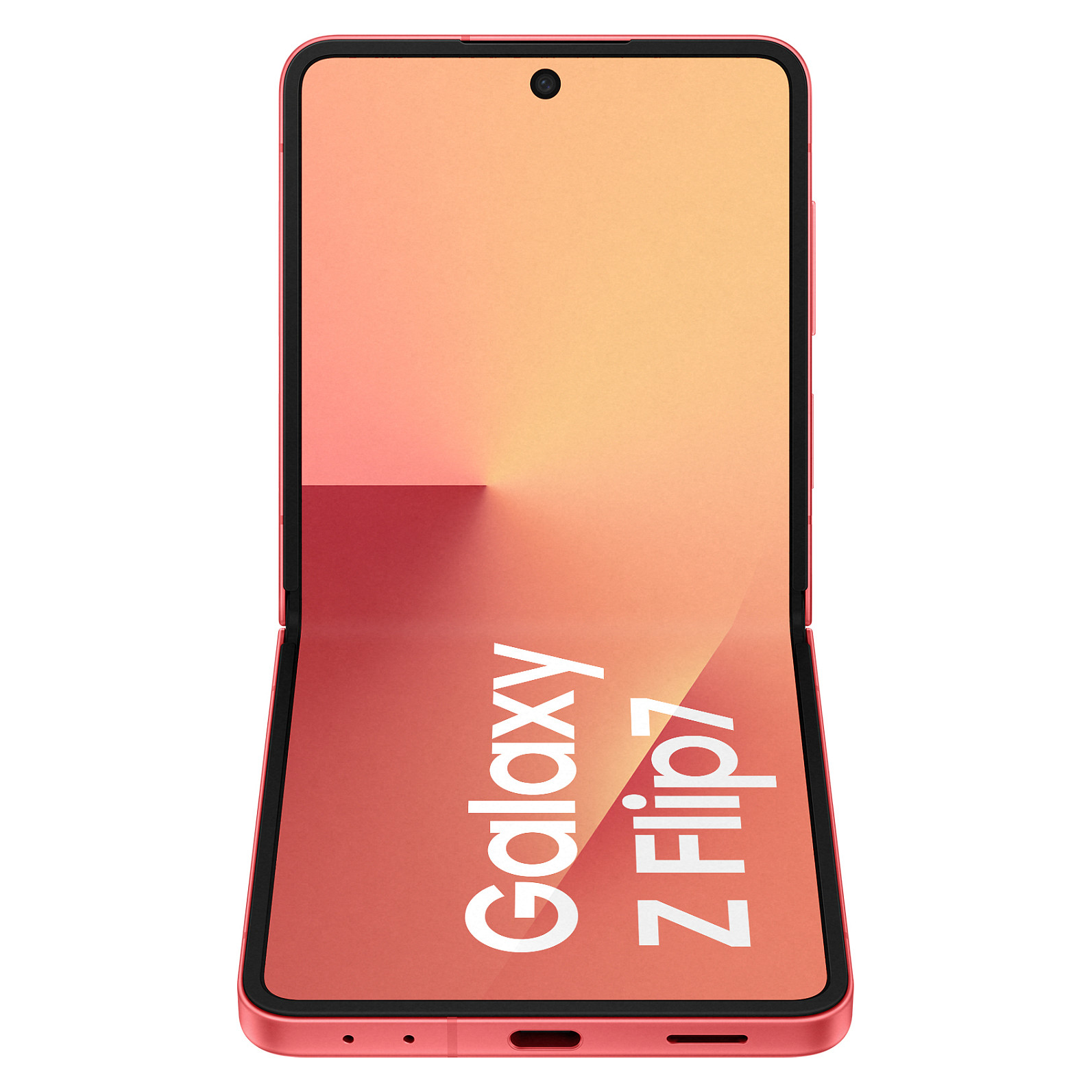 Telefon Android Samsung Galaxy Z Flip7 / Dynamic AMOLED 2X 120Hz / 12GB / 512GB / 5G - Coral Red - 3