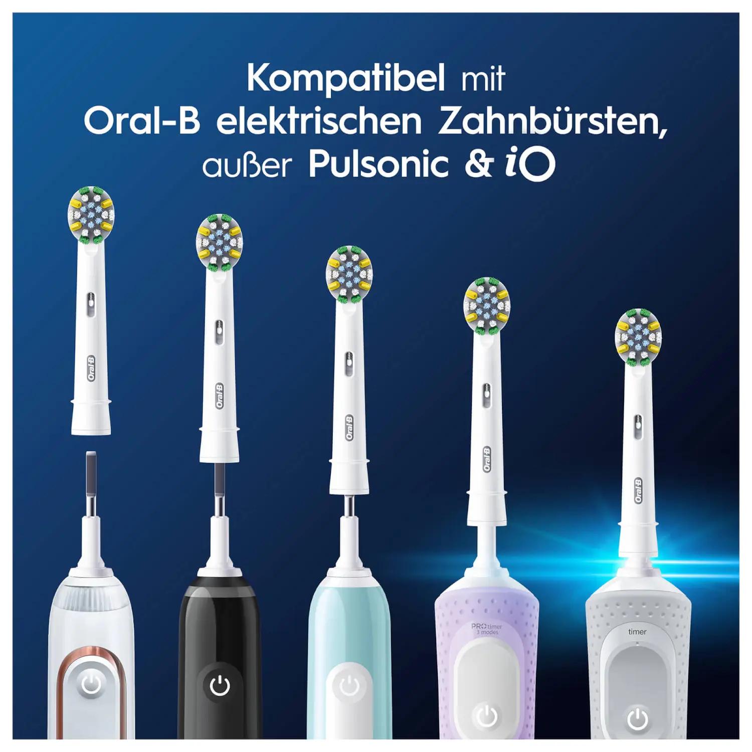 Koka zëvendësuese për furçë elektrike Oral-B Pro Tiefenreinigung / 6 copë – E Bardhë - 2