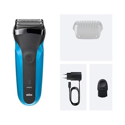 Makinë e rrojës Braun Series 3 310s / 3-Flex / 2 SensoFoil / Wet & Dry / 30 Min / Quick Charge 5 Min – Blu/Zezë - 5