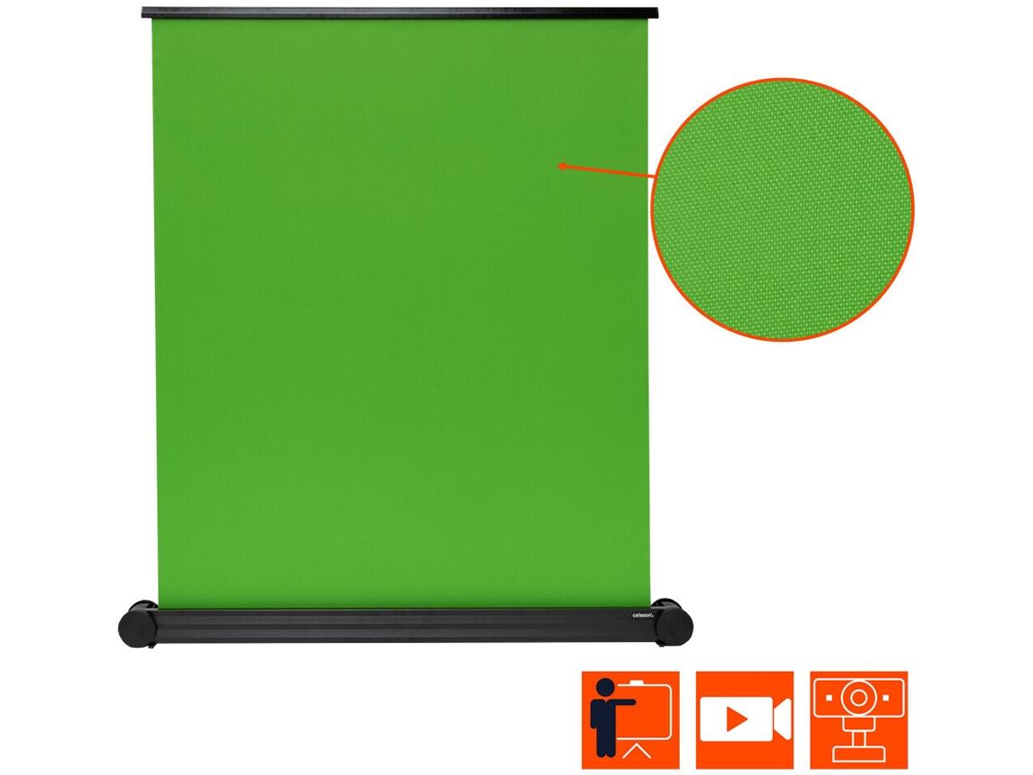 Aksesorë për Projektor celexon Mobile Chroma Key Green Screen / 150 x 180cm - Gjelbër - 2