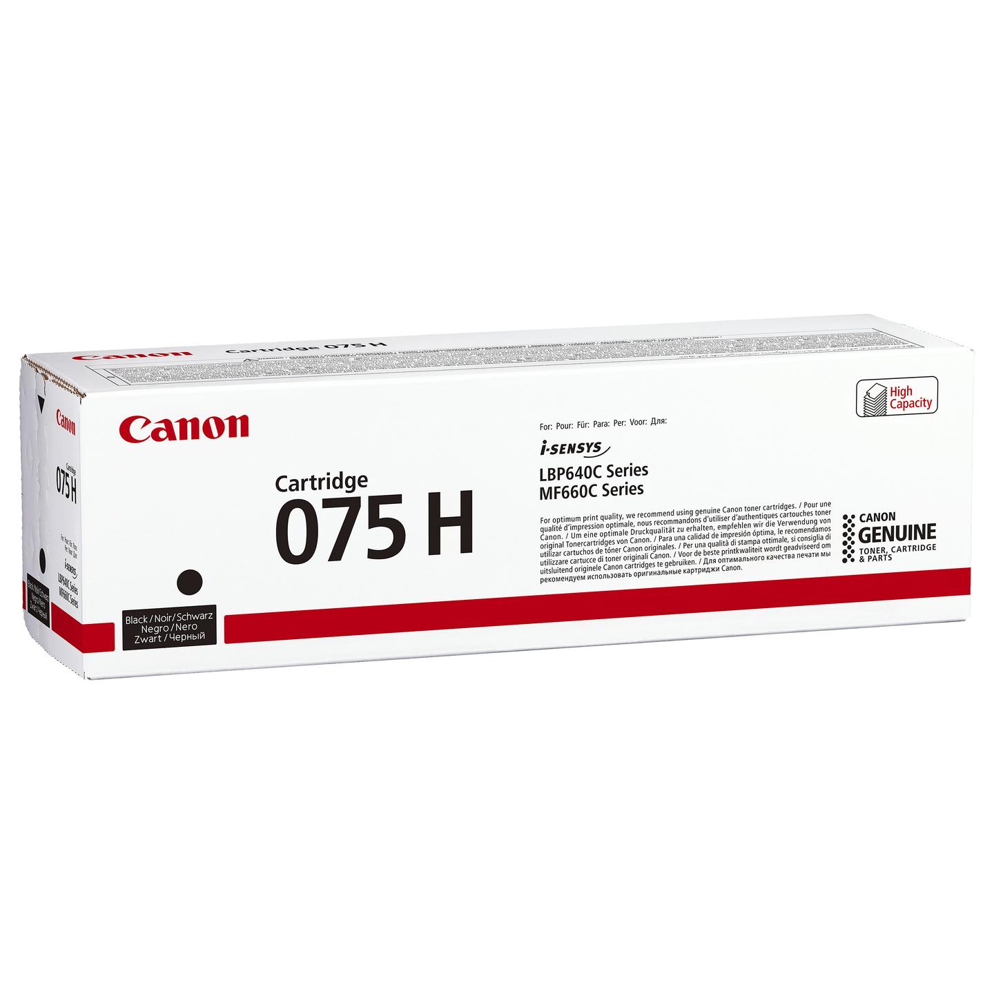 Toner Canon 075H, 3,500 faqe - Zezë - 3