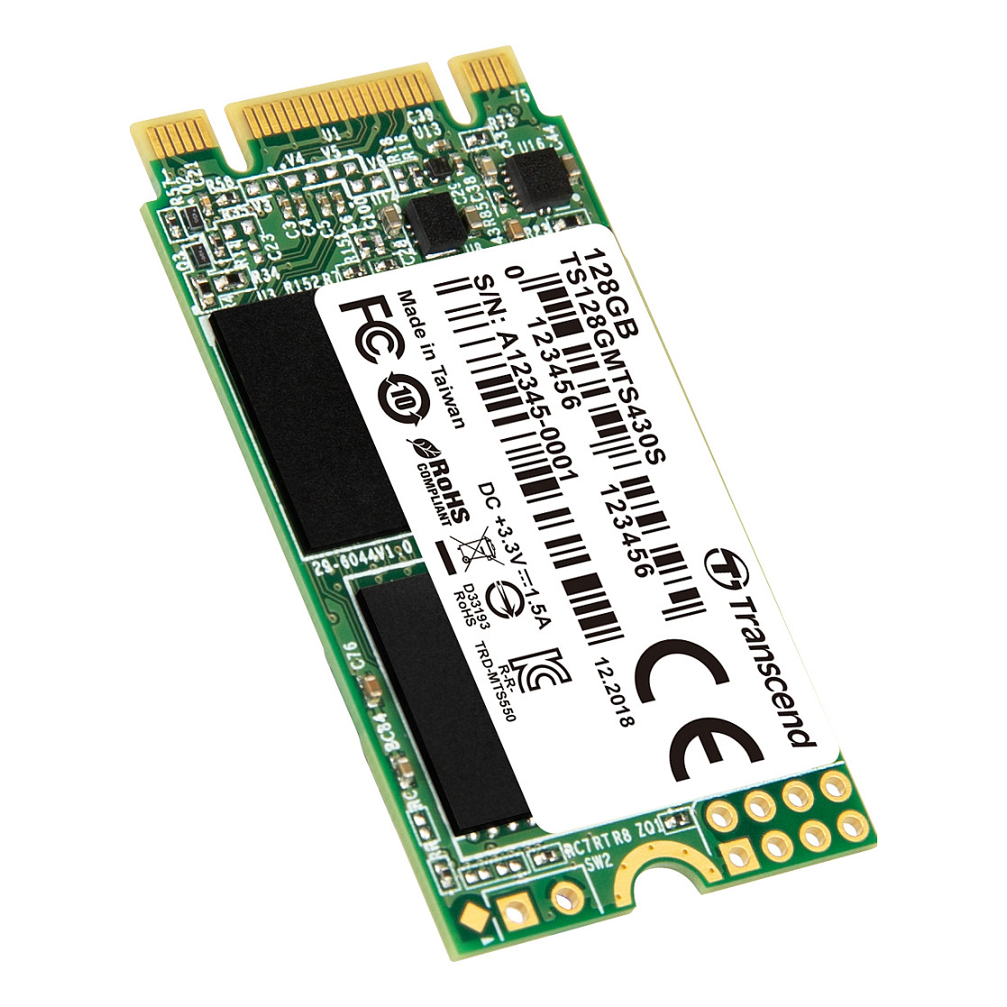 SSD e Brendshme Transcend 430S / 128GB / M.2 SATA III - 3
