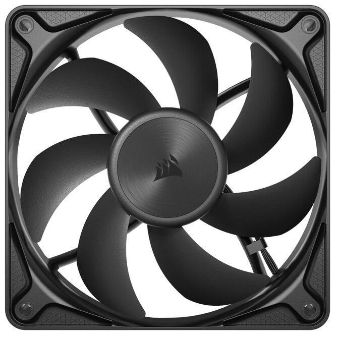 Ftohës për Kasë Corsair RS120 II, 120mm, PWM, 420–2100 RPM, 73 CFM, Magnetic Dome Bearing, Daisy-Chain - Zezë - 2