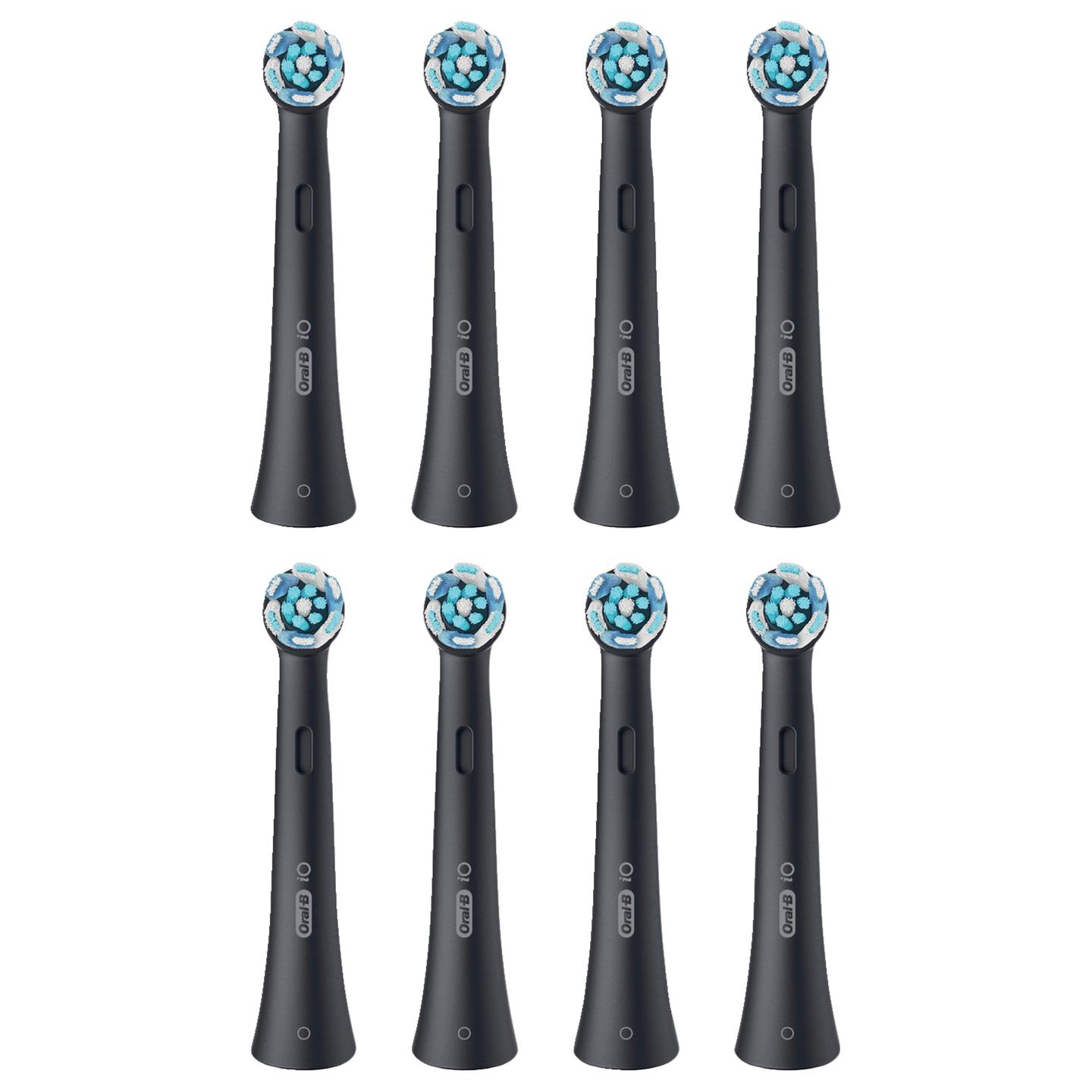 Koka zëvendësuese Oral-B iO Ultimate Clean, 8 copë - Zezë