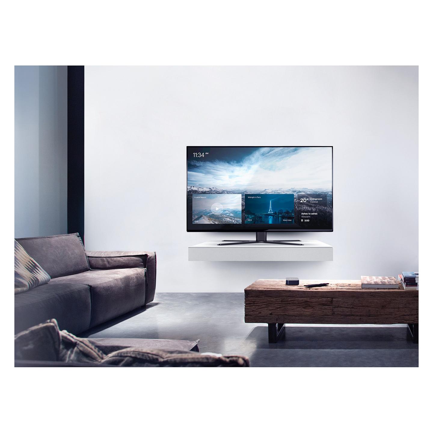 Mbajtëse për TV One For All WM 4471 / 32"-65" / 40kg / Tavolinë / Rregullim Lartësie / Tilt ±15° / Swivel 90° - Zezë - 4