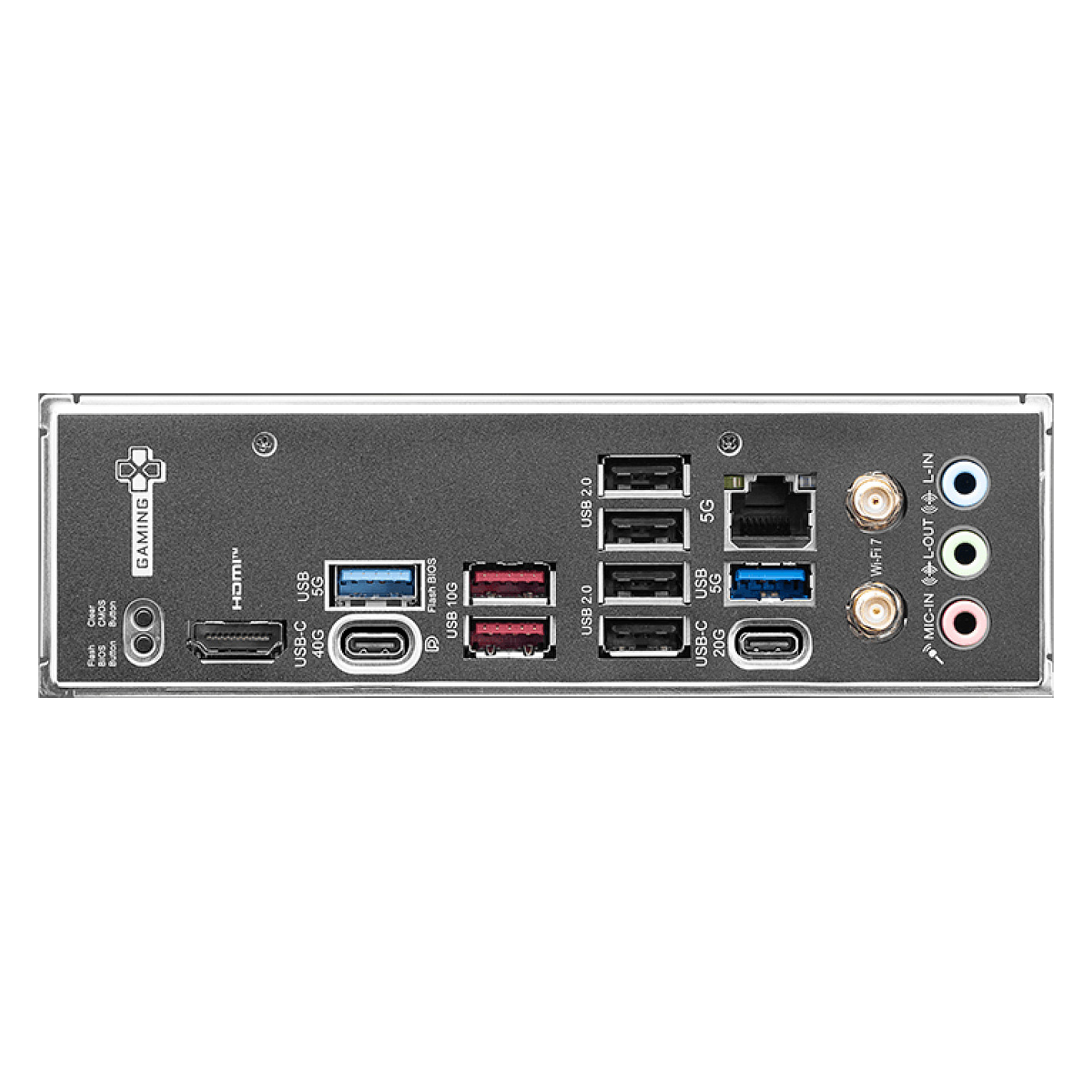 Pllakë Amë MSI X870 GAMING PLUS WIFI / AMD AM5 / X870 / DDR5 / ATX / Wi-Fi 7 / 5GbE LAN - 5