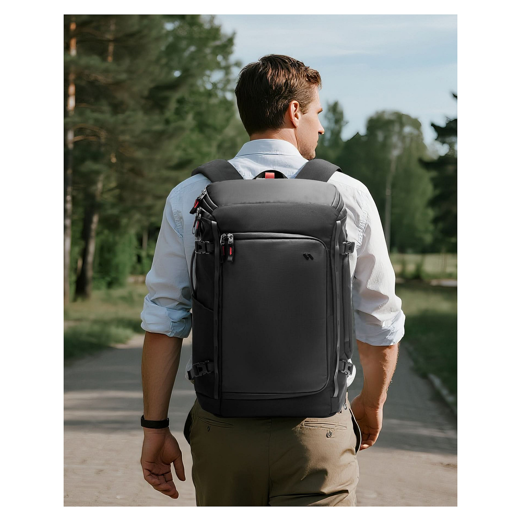Çantë Inateck BPX31 / 17" / 40L / TSA / 1200D / Water-Resistant - Zezë - 6