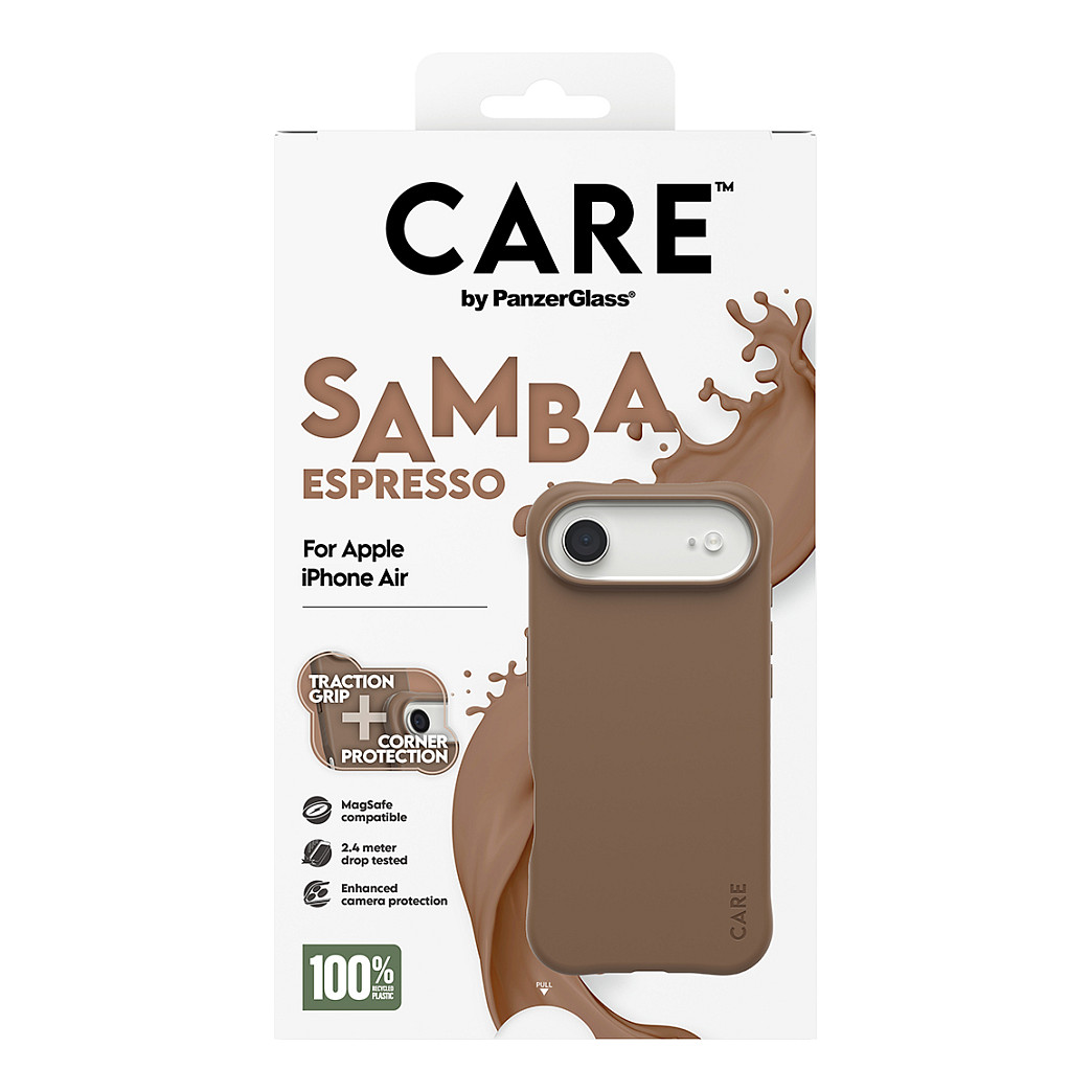 Aksesorë për telefon CARE by PanzerGlass Samba / Case / MagSafe / iPhone Air - Kafe - 3