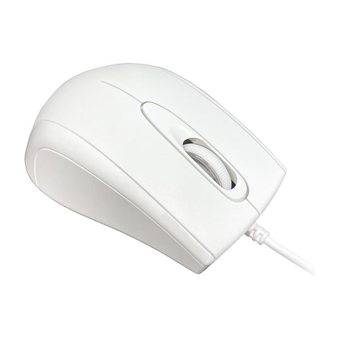 Maus me kabllo LC-Power, USB, 800 DPI, 3 Butona – Bardhë - 4