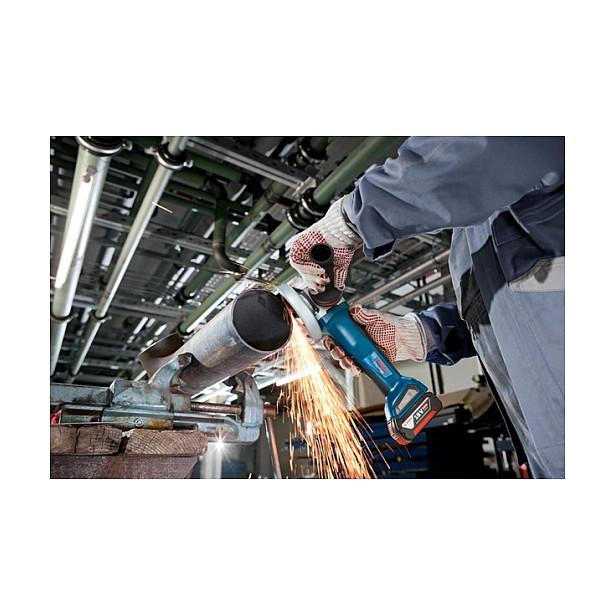 Grirëse Këndore Bosch GWX 18V-10 P Professional, 18V, Brushless, 125mm, 9000rpm, X-LOCK - Blu/Zezë - 2