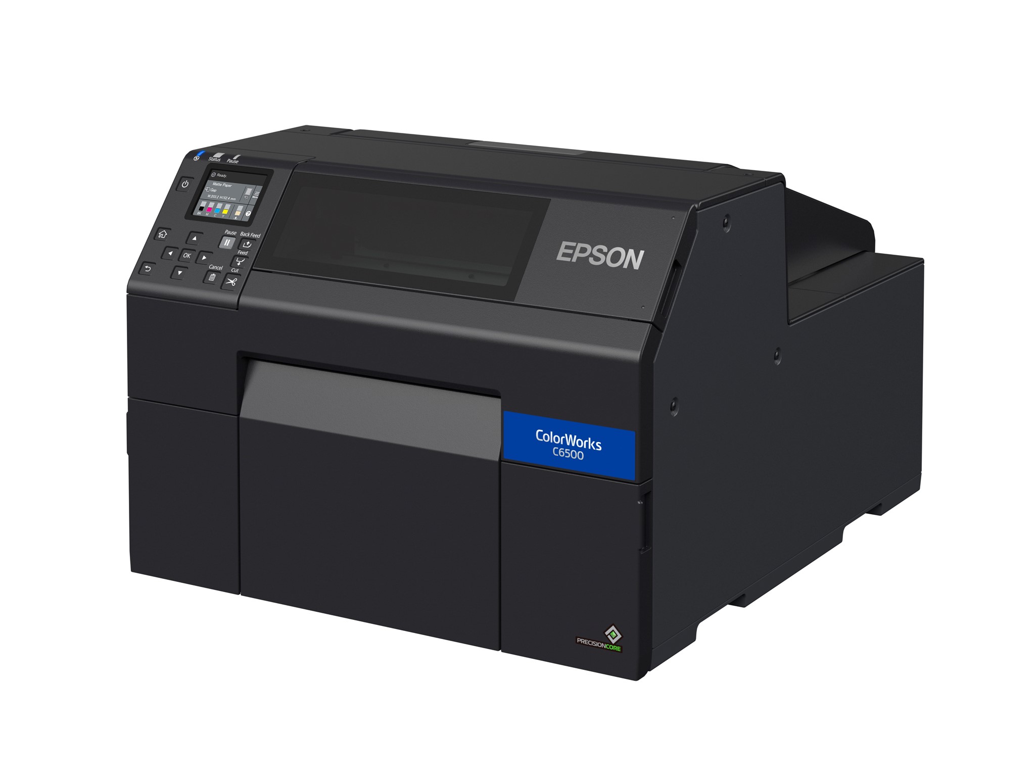 Printer Etiketash Epson ColorWorks CW-C6500Ae / Inkjet me Ngjyra / 1200 × 1200 DPI / Deri 85 mm/s / Ethernet & USB – Zezë - 3